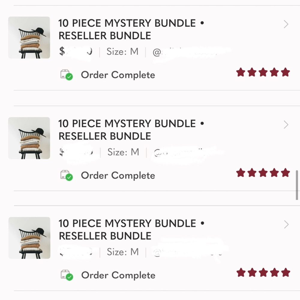 10 PIECE MYSTERY BUNDLE • RESELLER BUNDLE - Picture 2 of 2